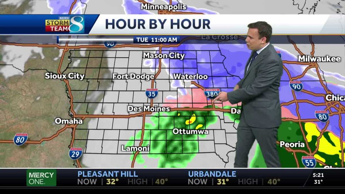 Forecast: Incoming system brings rain and snow Tuesday