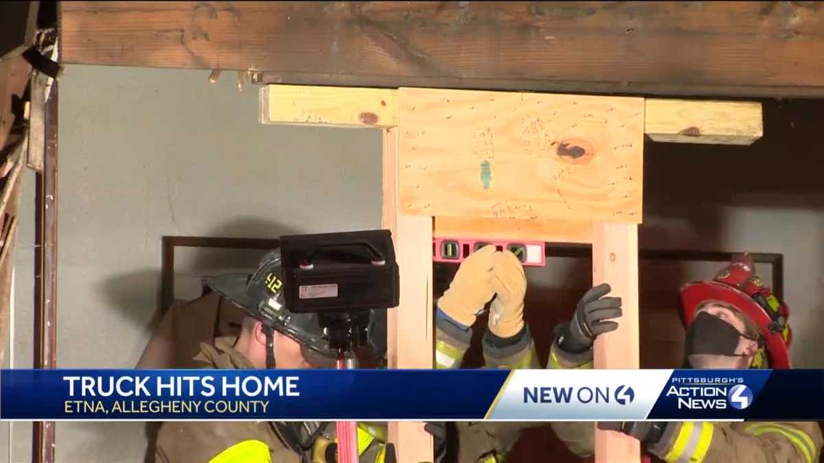 Truck crashes into home in Etna, Allegheny County