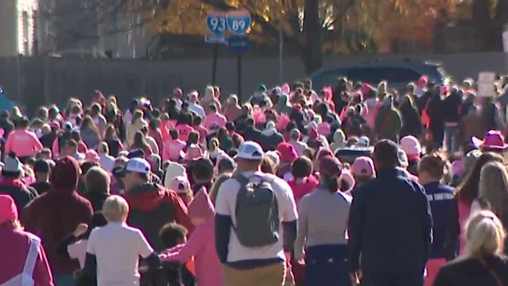 Annual Making Strides Against Breast Cancer walk held in Concord