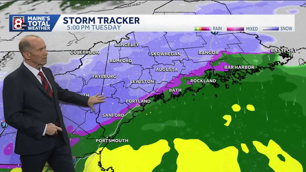 Maine snowstorm: Timing out when, where snowfall will be heaviest