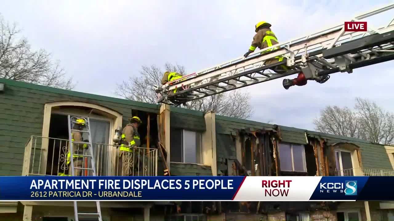 Sunday Fire At Urbandale Apartment Building Displaces Families