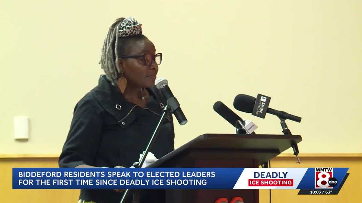 'History will remember you' | Biddeford residents speak to city council on deadly ICE shooting