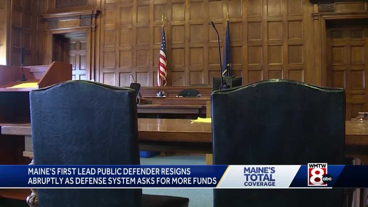 Maine's first lead public defender resigns as Maine indigent legal ...