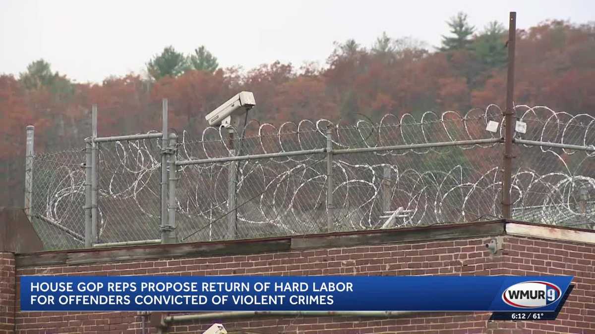 New Hampshire Republican lawmakers propose return of hard labor for people convicted of violent crimes
