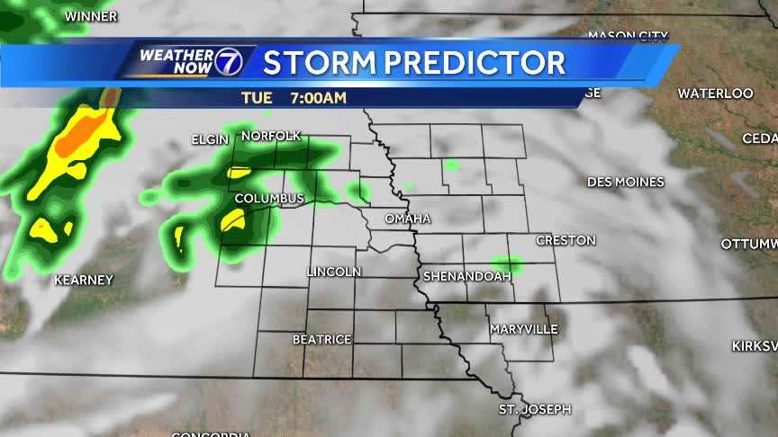 Cold front bringing rain, much colder temperatures midweek
