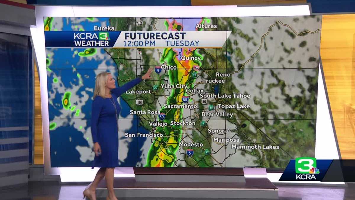 Northern California forecast: When to expect rain in the Valley, snow in the Sierra - KCRA Sacramento