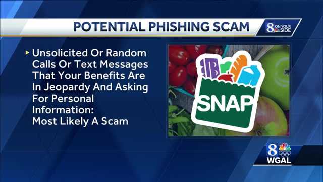 State warns of potential text scam involving EBT cards