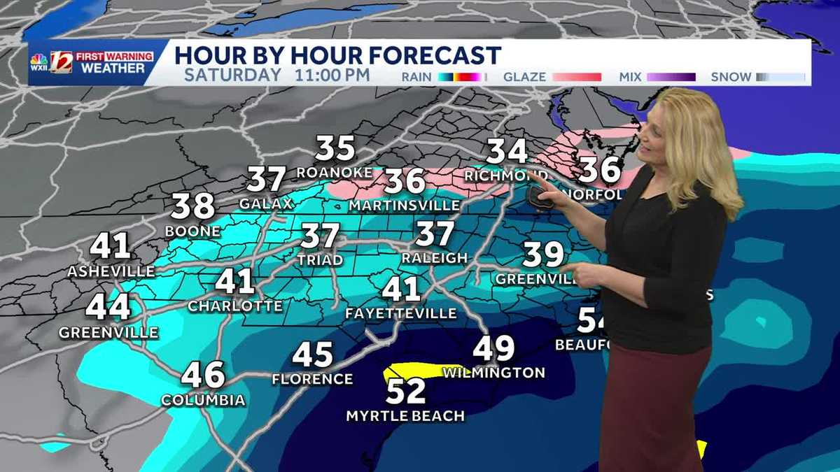 Nice New Year's Day in North Carolina, wind advisory in North Carolina