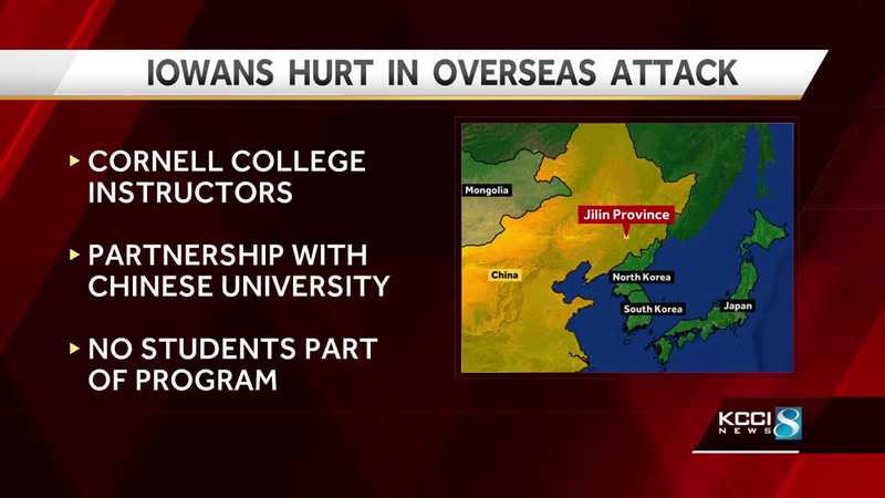 4 Iowa college instructors stabbed in overseas attack, 2 remain critical