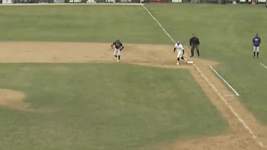 SNHU men's baseball takes on St. Anselm College at Sullivan Park