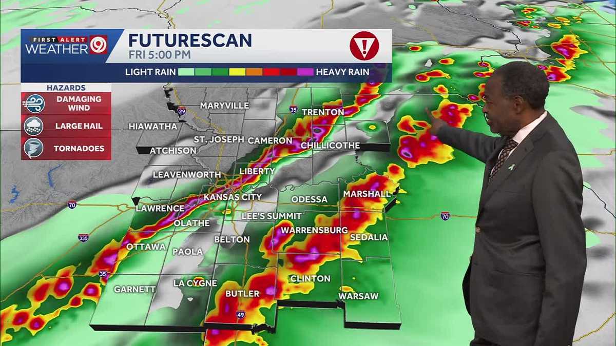 Kansas City weather: Severe storms possible Friday