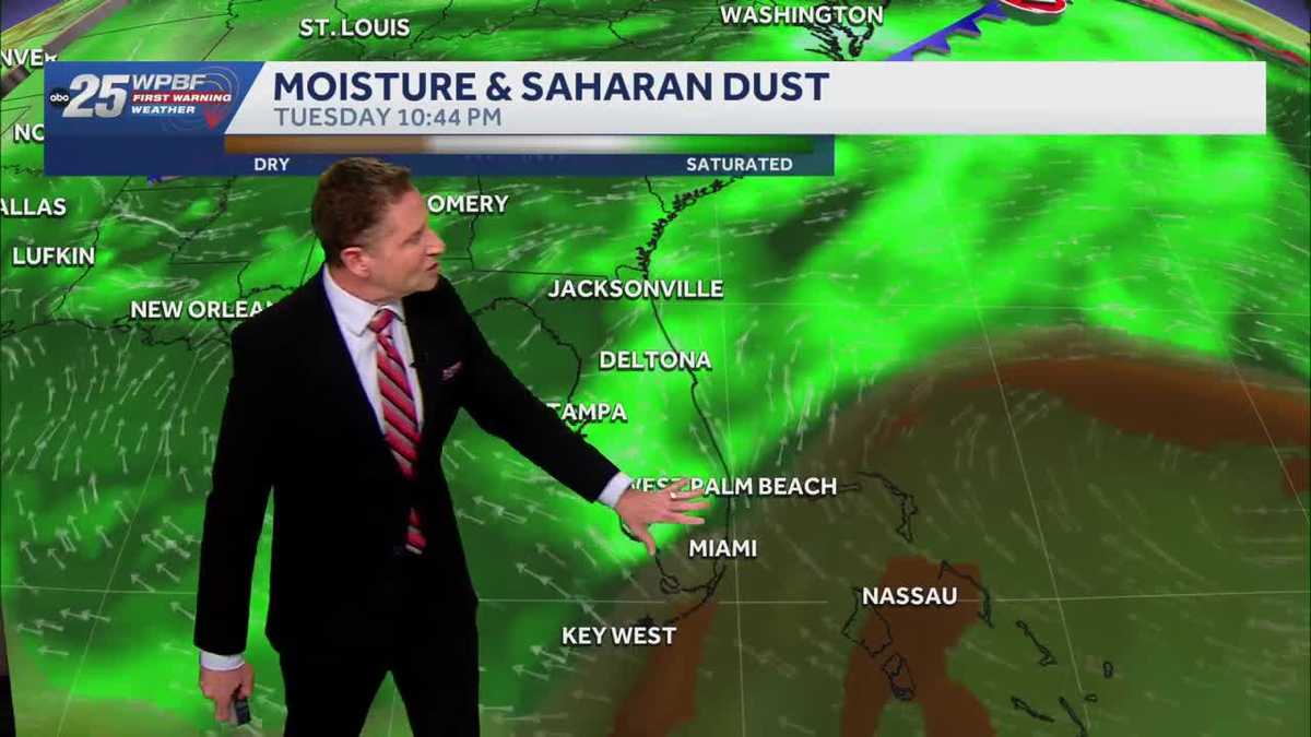 Hot and hazy for the second half of the week