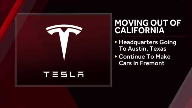 Elon Musk moves Tesla HQ from Bay Area to Texas - Vimarsana News