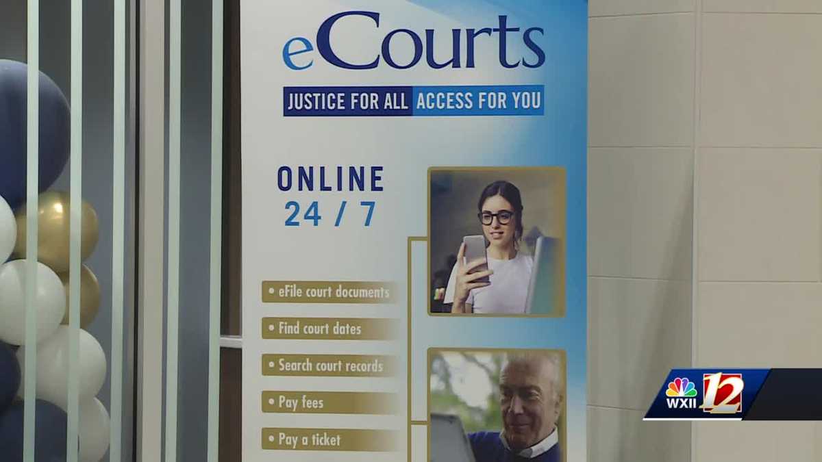 eCourts Triad counties website accessing court documents from home