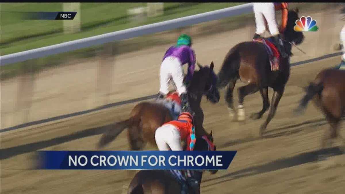 California Chrome injured at Triple Crown