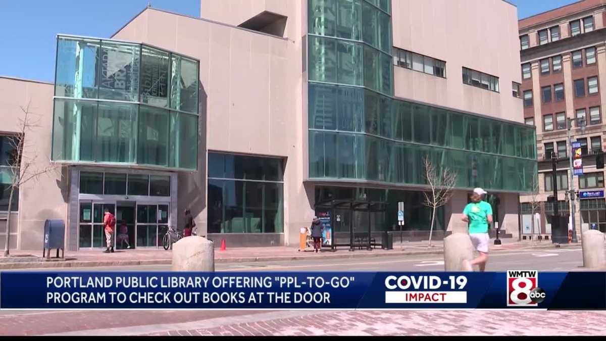 Portland Public Library offers books to go with patrons not allowed inside