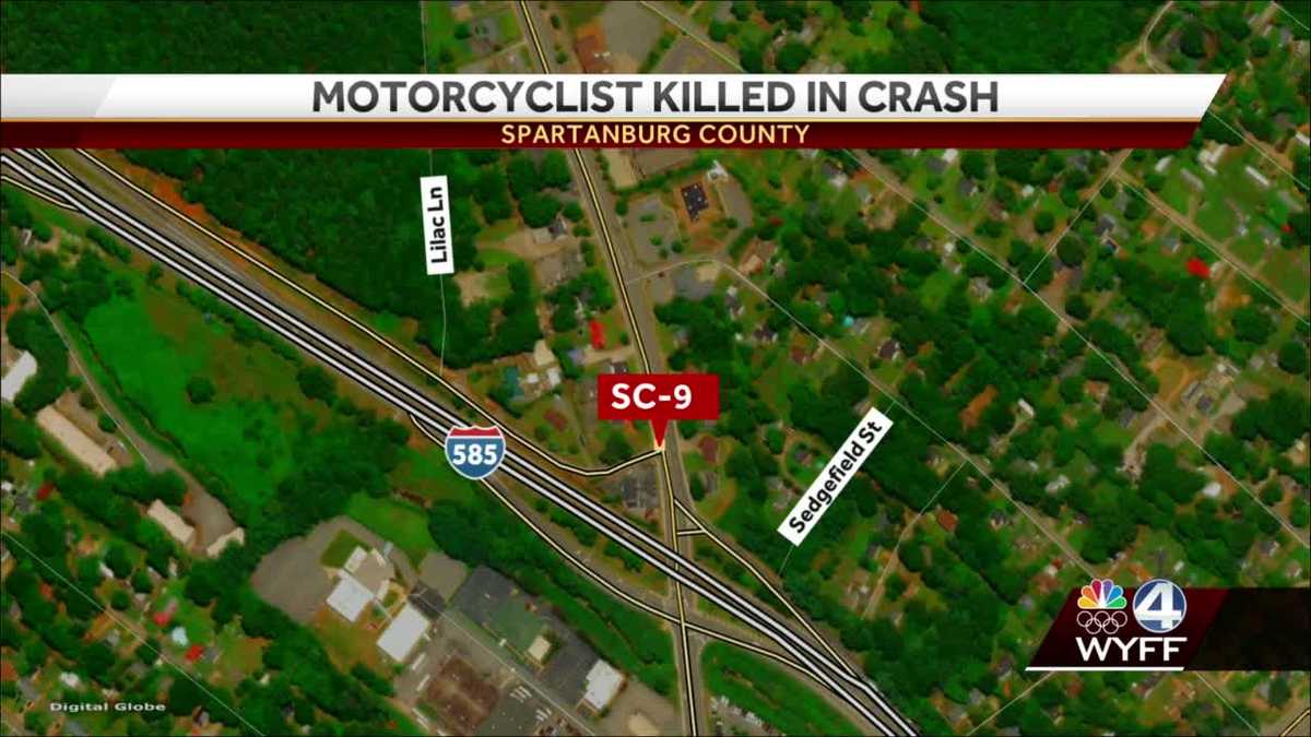 Coroner identifies motorcyclist killed in wreck in Spartanburg County