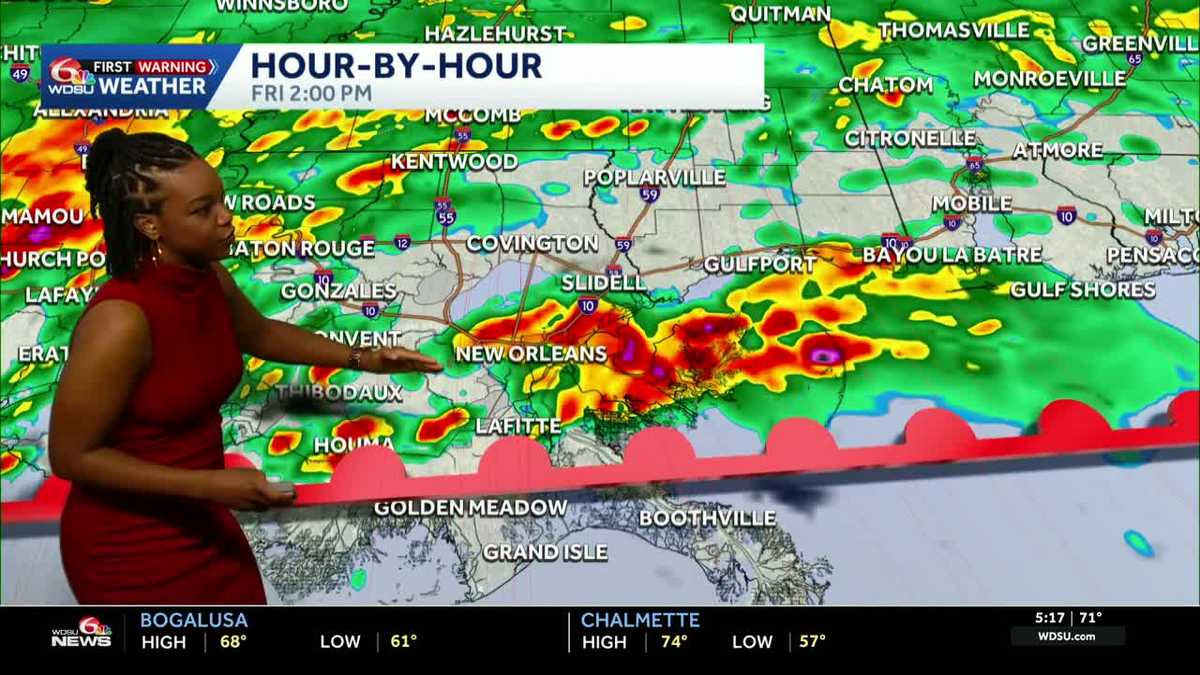 Impact Day: Showers, storms expected today, heavy downpours and severe ...