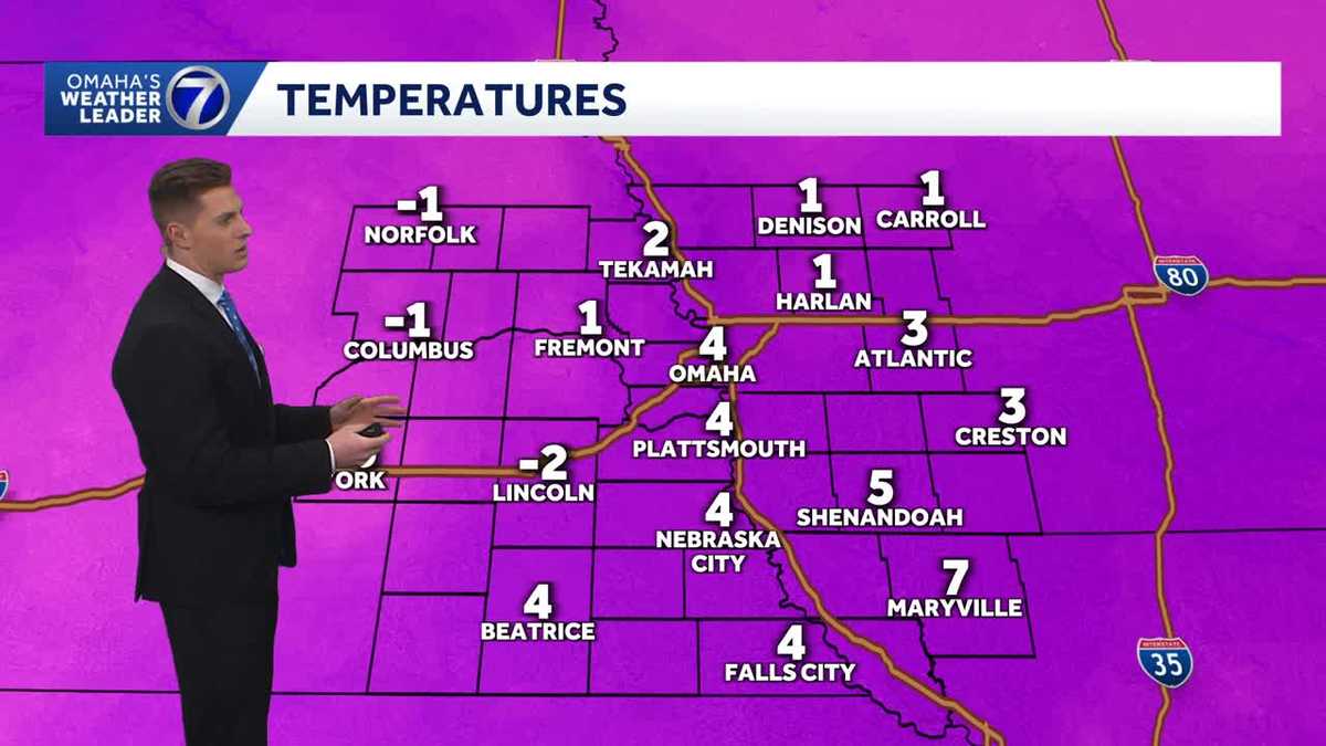 Omaha weather: Bitterly cold temperatures linger in metro area - KETV