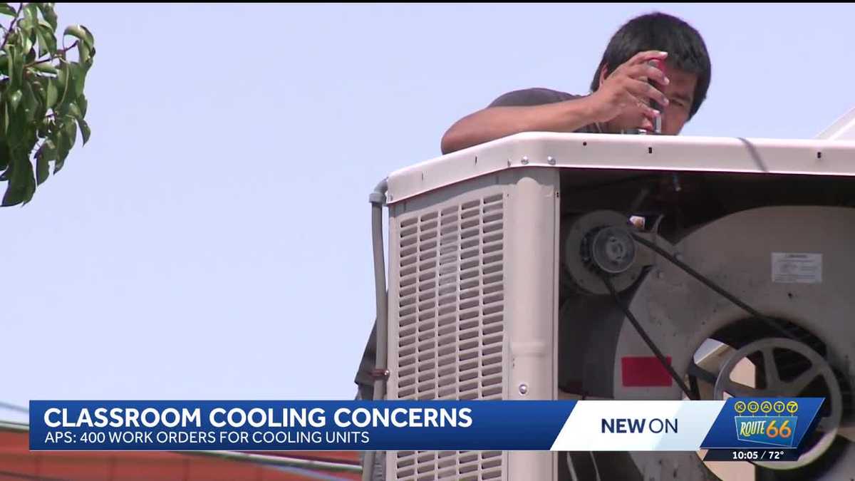 Parents and student complaining about hot classrooms at APS