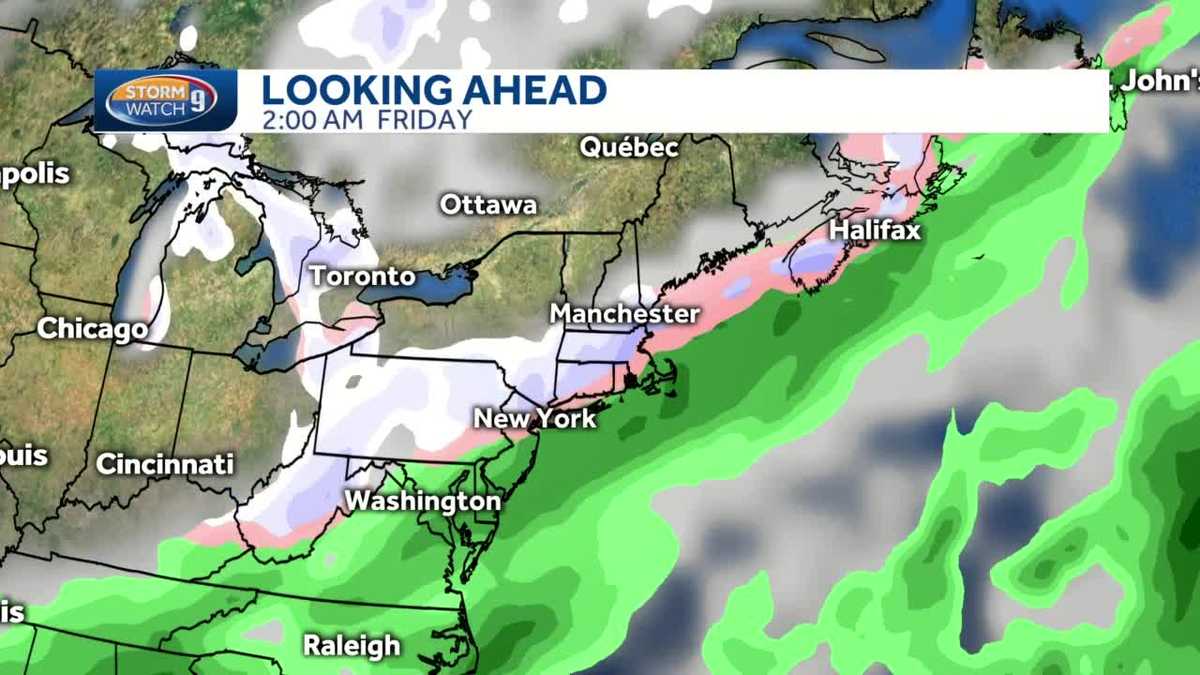 Chance exists for snow late this week in New Hampshire