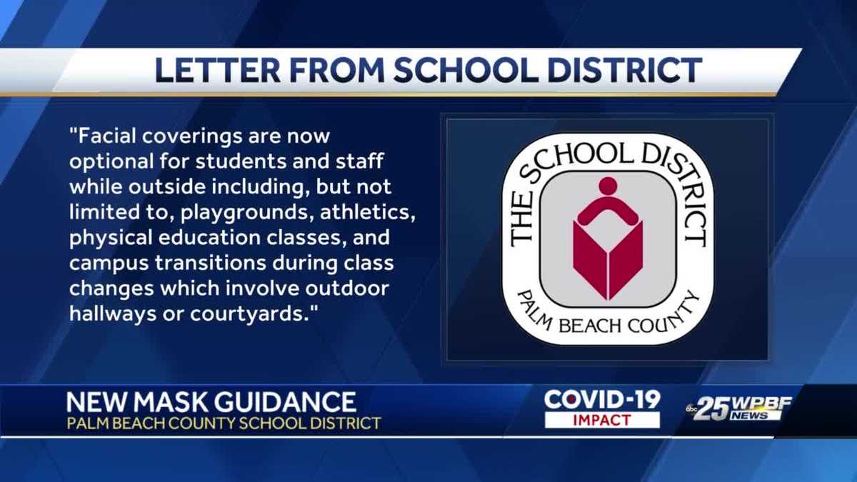 Palm Beach County School District relaxes mask policy following parent ...