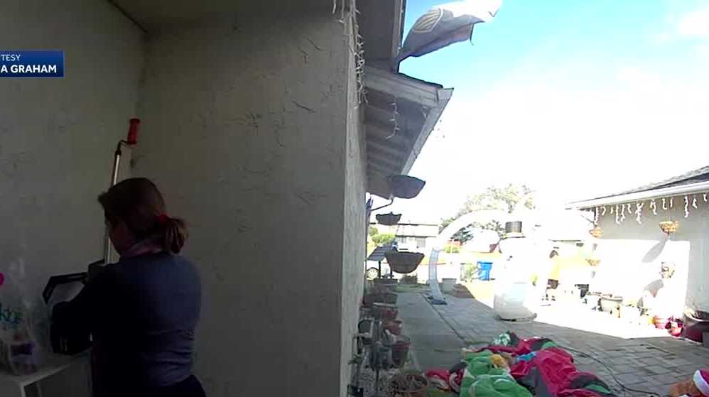DoorDasher caught on camera stealing shoes from California porch
