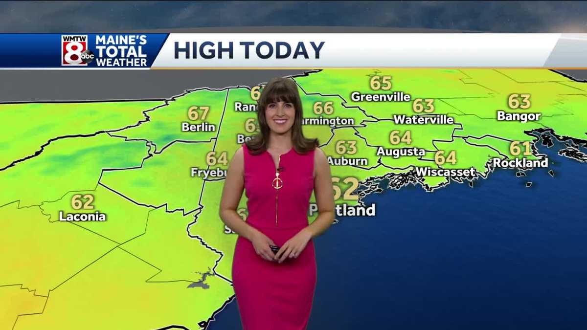Cloudy and cool Friday with showers tonight