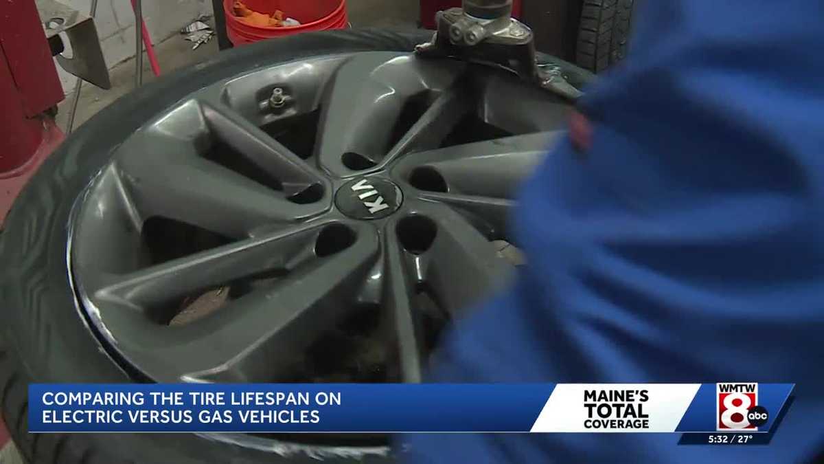 Tires on EV, hybrid vehicles wearing especially fast on Maine roads