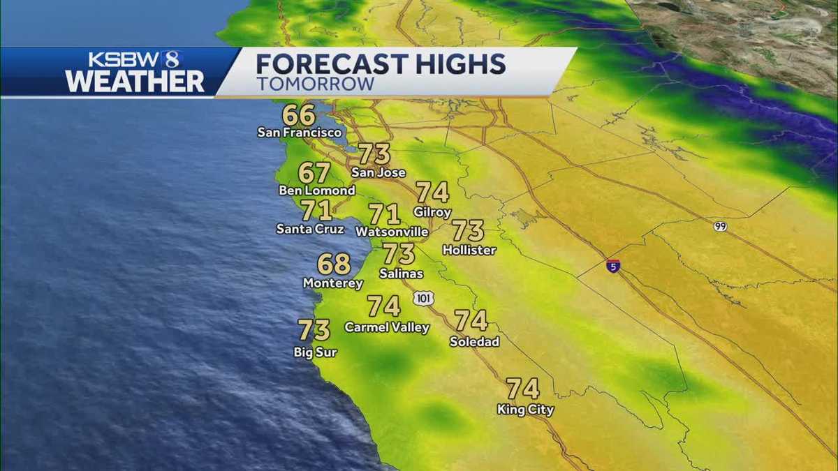 Mild temperatures expected over the Weekend