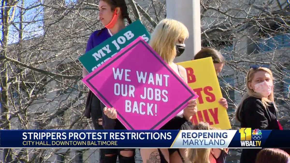 Adult entertainment business owners protest COVID-19 restrictions in  Baltimore