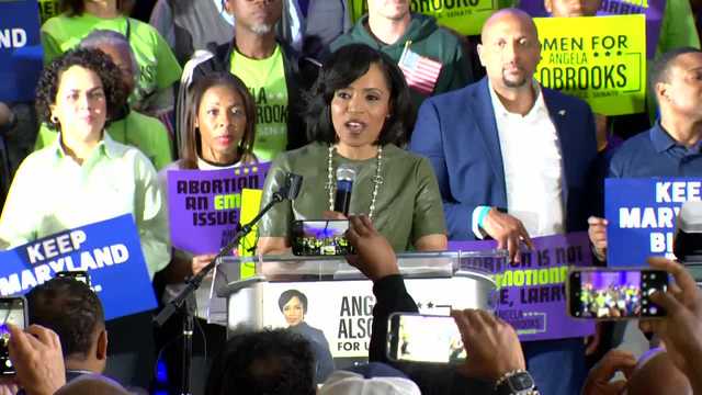 Angela Alsobrooks delivers victory speech in 2024 primary