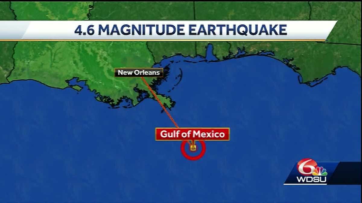 Yes, an earthquake was recorded off the Louisiana coast