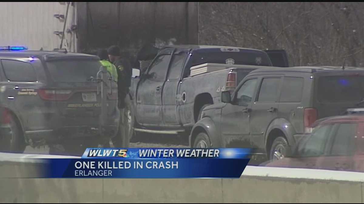 1 dies after crash along I71/75 in Erlanger