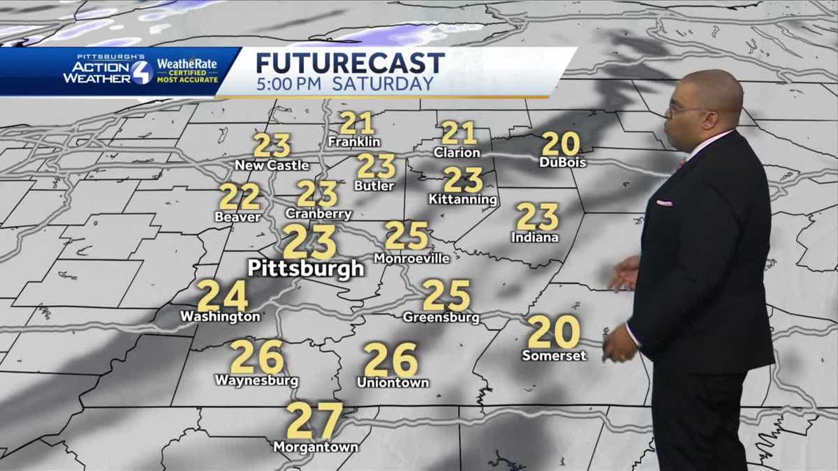 Bitter cold temps, light snow later this weekend
