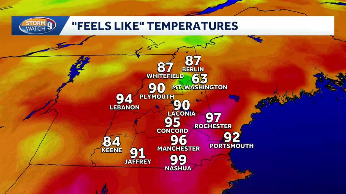 Video: Heat, humidity continue in New Hampshire