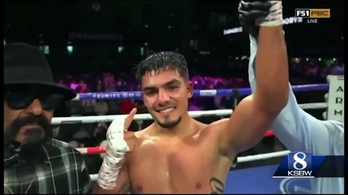 Salinas boxer Justin “The Stallion” Cardona training for Showtime fight