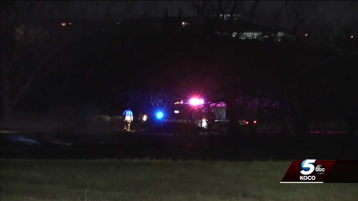 Oklahoma City crews battle grass fire near apartment complex