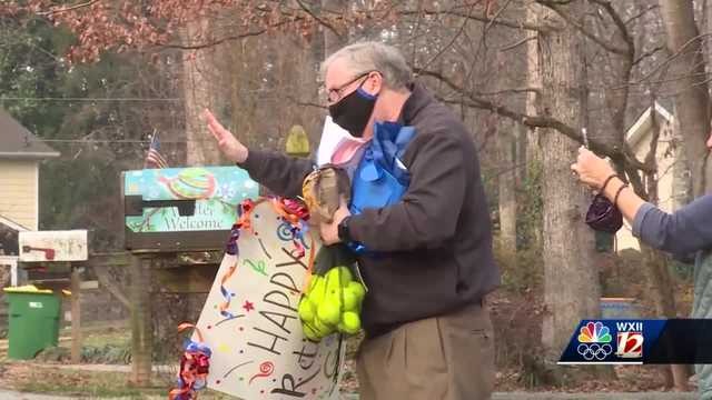 WXII 12 News sends off member of sales team into retirement