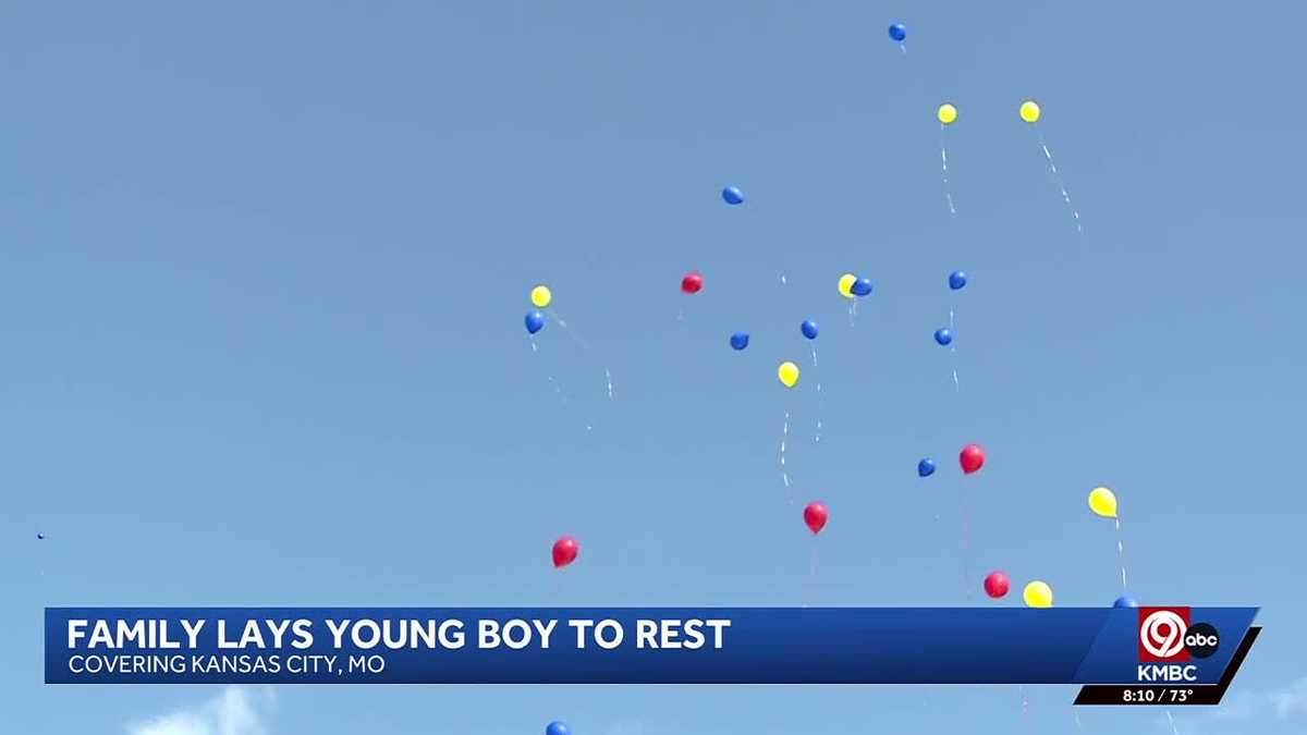 Balloon release, community support mark funeral of young boy killed in ...