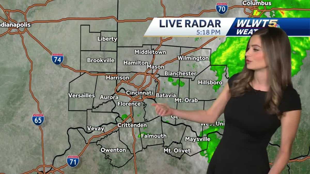Rain moves out, sunshine returns