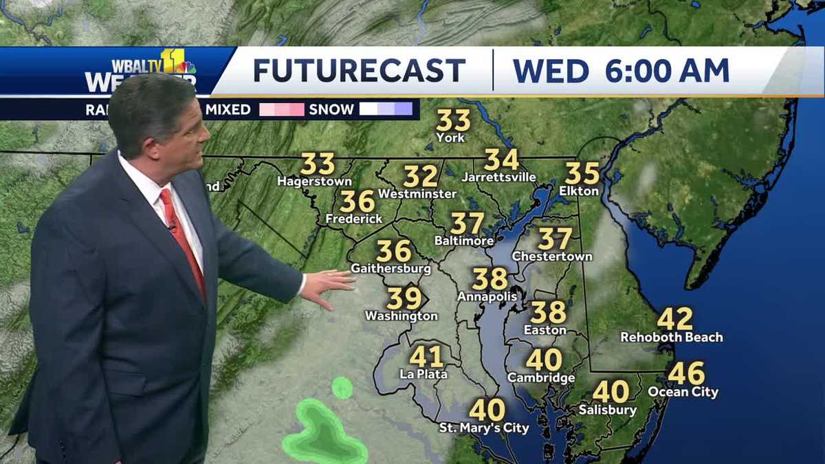 Partly cloudy Tuesday with cooler temps in forecast