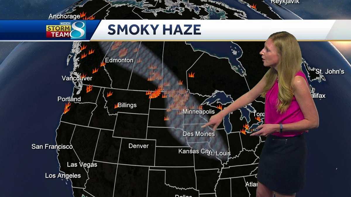 Whats That Haze Smoke From Canadian Wildfires Drifts Into Iowa