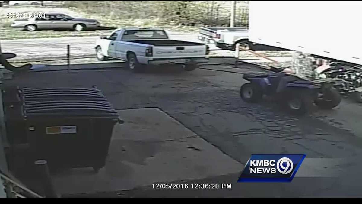 Camera catches ATV theft from KC repair shop