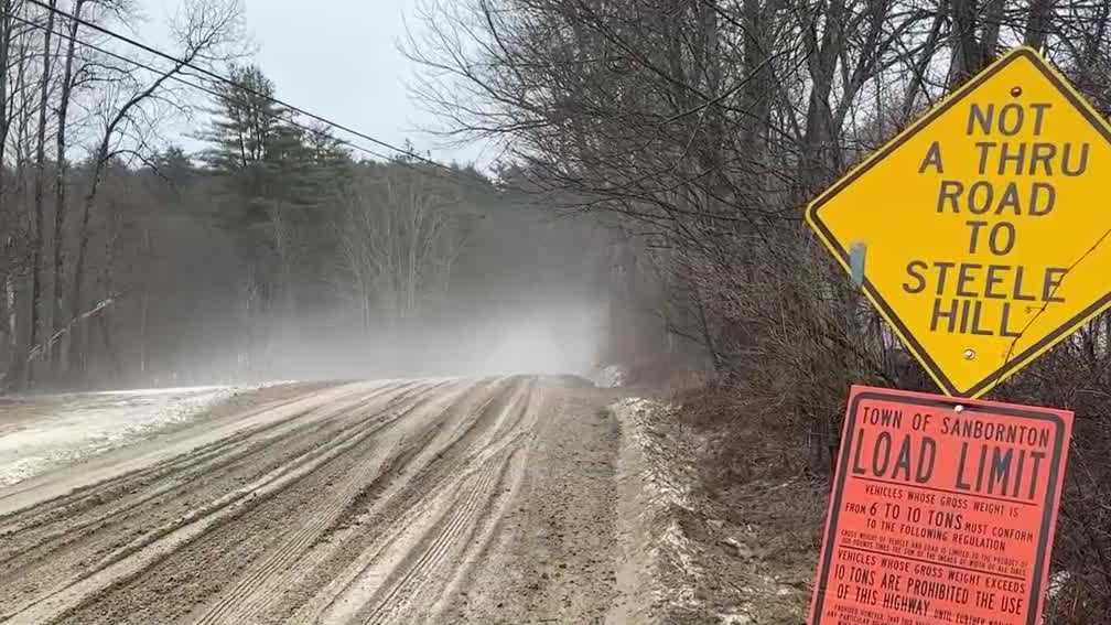 Load limit signs posted on vulnerable New Hampshire roads