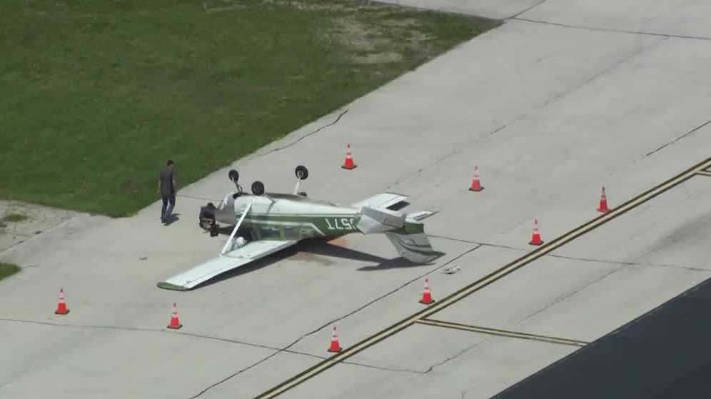 Powerful microburst damages plane at Timmerman Airport