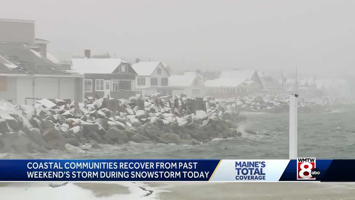 Camp Ellis recovers from weekend storm