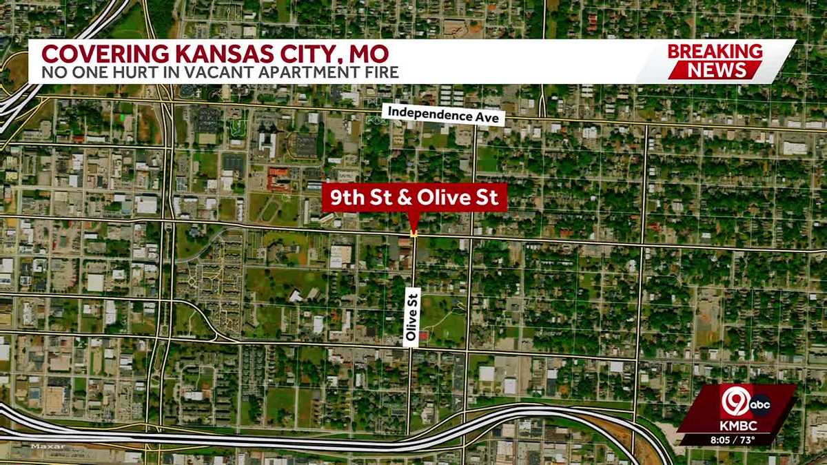 KCFD fights another fire at abandoned Kansas City apartment complex