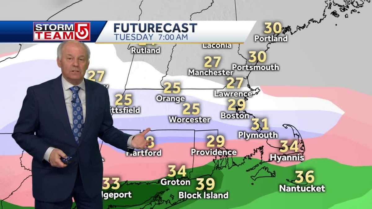 Video: Snow, sleet could create slog for morning commute