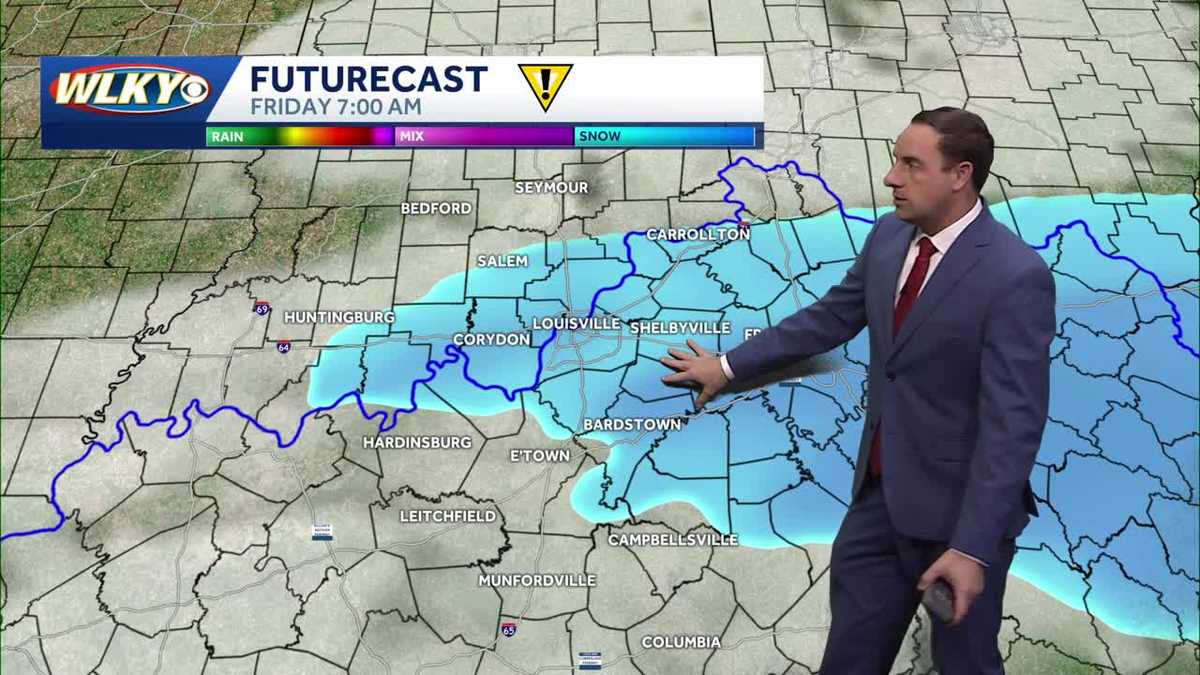 Chance of light snow Friday morning